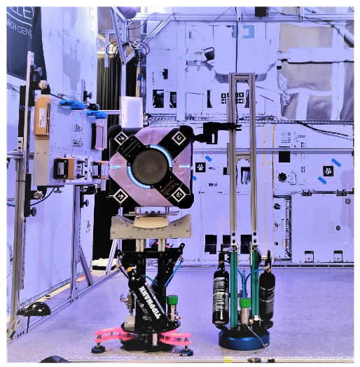 Online Information-Aware Motion Planning with Inertial Parameter Learning for Robotic Free-Flyers